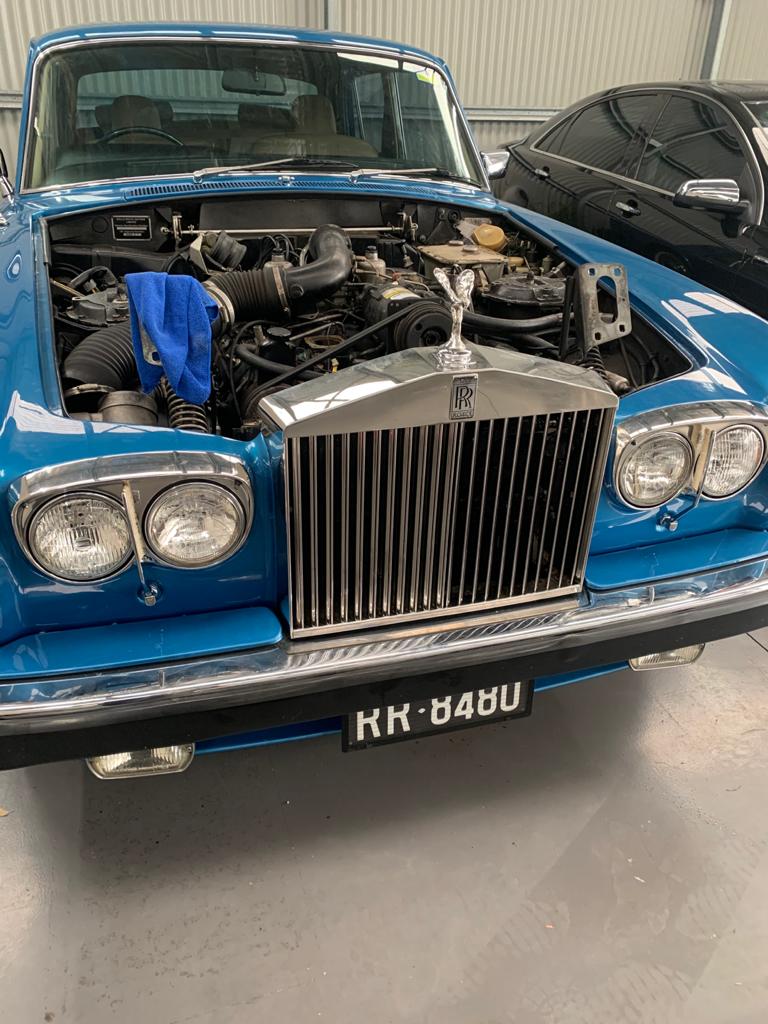 Arthur Tarakjian of North Shore Radiators working on a classic Rolls Royce radiator