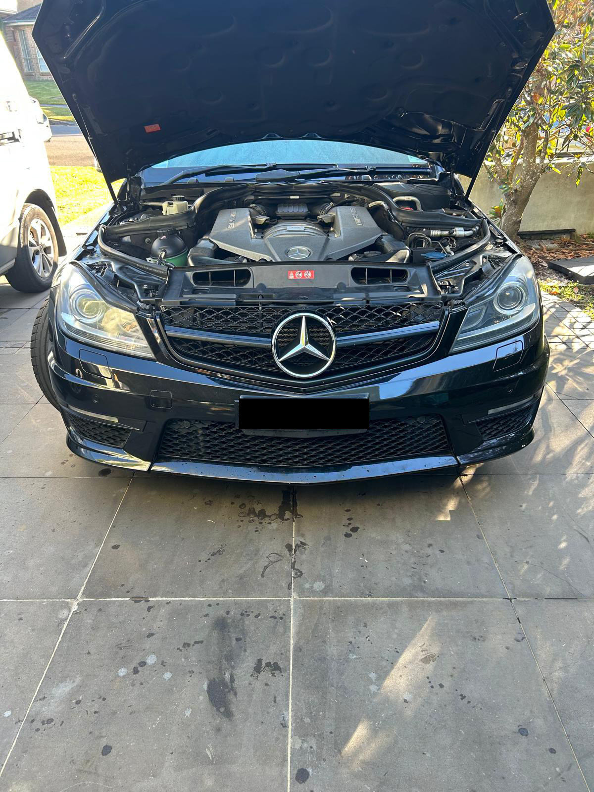 Arthur Tarakjian of North Shore Radiators completed radiator installation on Mercedes Benz AMG